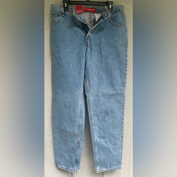 Vintage Y2K NWT LEVI'S 550 Relaxed Fit Tapered Leg Jeans Womens Sz 14 Misses - Picture 1 of 16